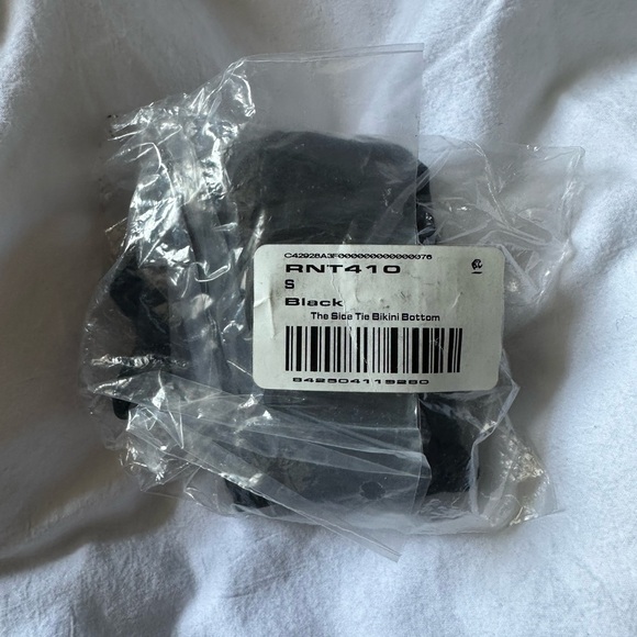 NWT Los Angeles Apparel RNT410 Black Bikini Bottom size Small - Picture 2 of 3